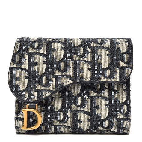 dior lotus saddle wallet